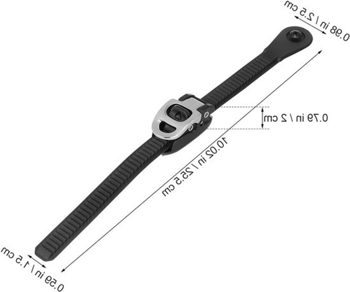 Inline Skates – Vervangingsset Skate Straps Voor mannen Zwart