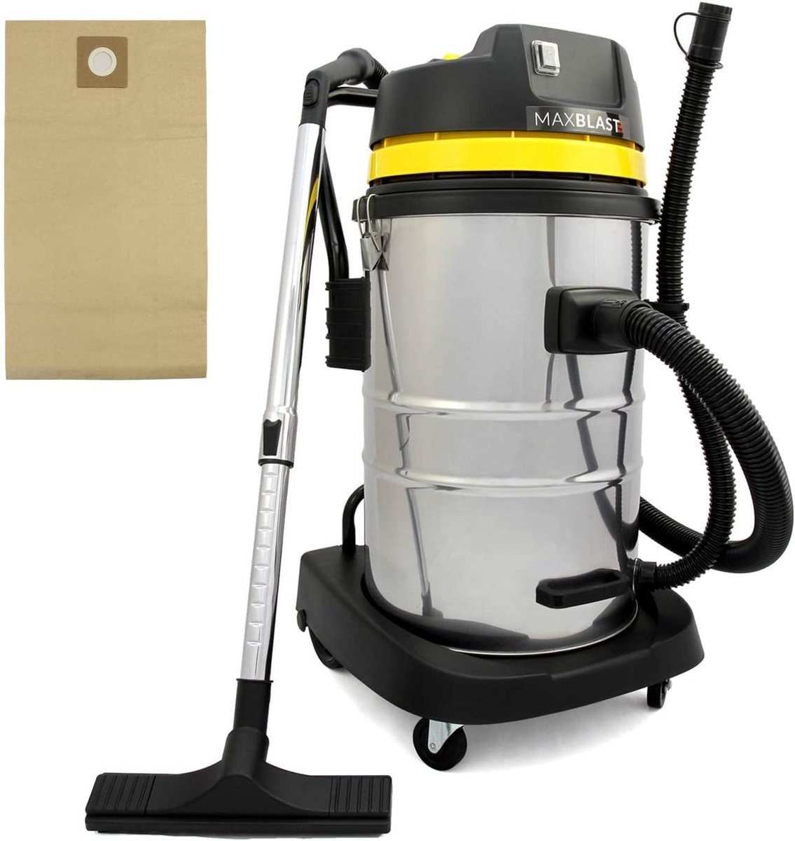 Stofzuigerzakken - Stofzakken Vacuum - Huishoudelijk Schoonmaken - Dubbele Filtratie - 60 Liter - Wit