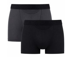 HOM - Boxerlines#2 - HO1 Boxer Briefs (2-pack) - Heren Boxer met horizontale gulp - Zwart/Antraciet - 2XL