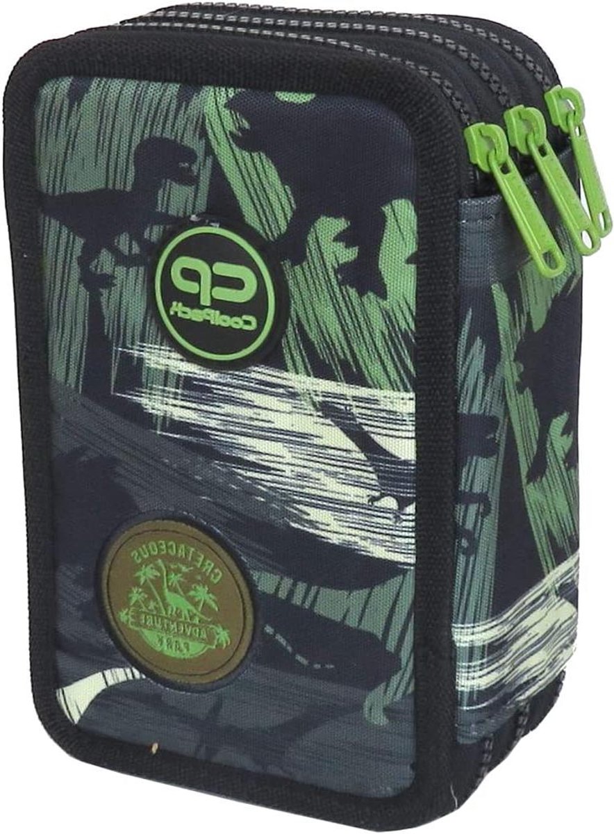 Etui met Pennen - Etui Set - Schoolspullen Organiseren - Drie Vakken - 19.5 cm - Multicolor