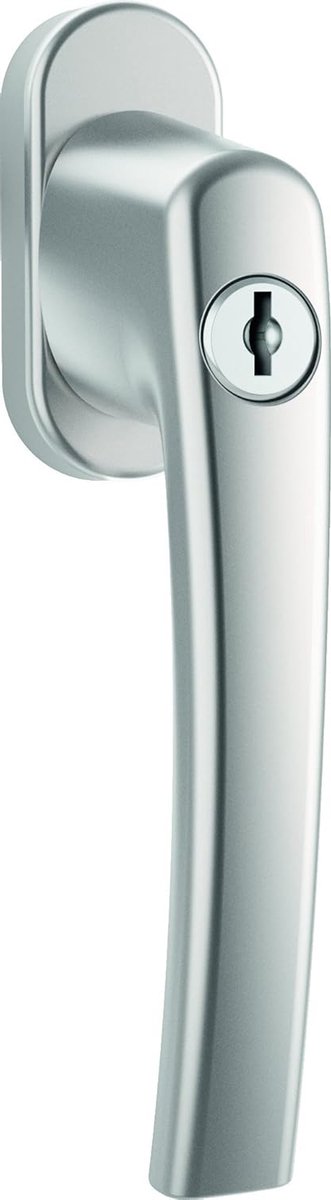 Raamgreep - Raamsluiting Greep - Ramen Beveiligen - Afsluitbaar 40 Nm - 7 x 32 mm - Natuurlijk Zilver
