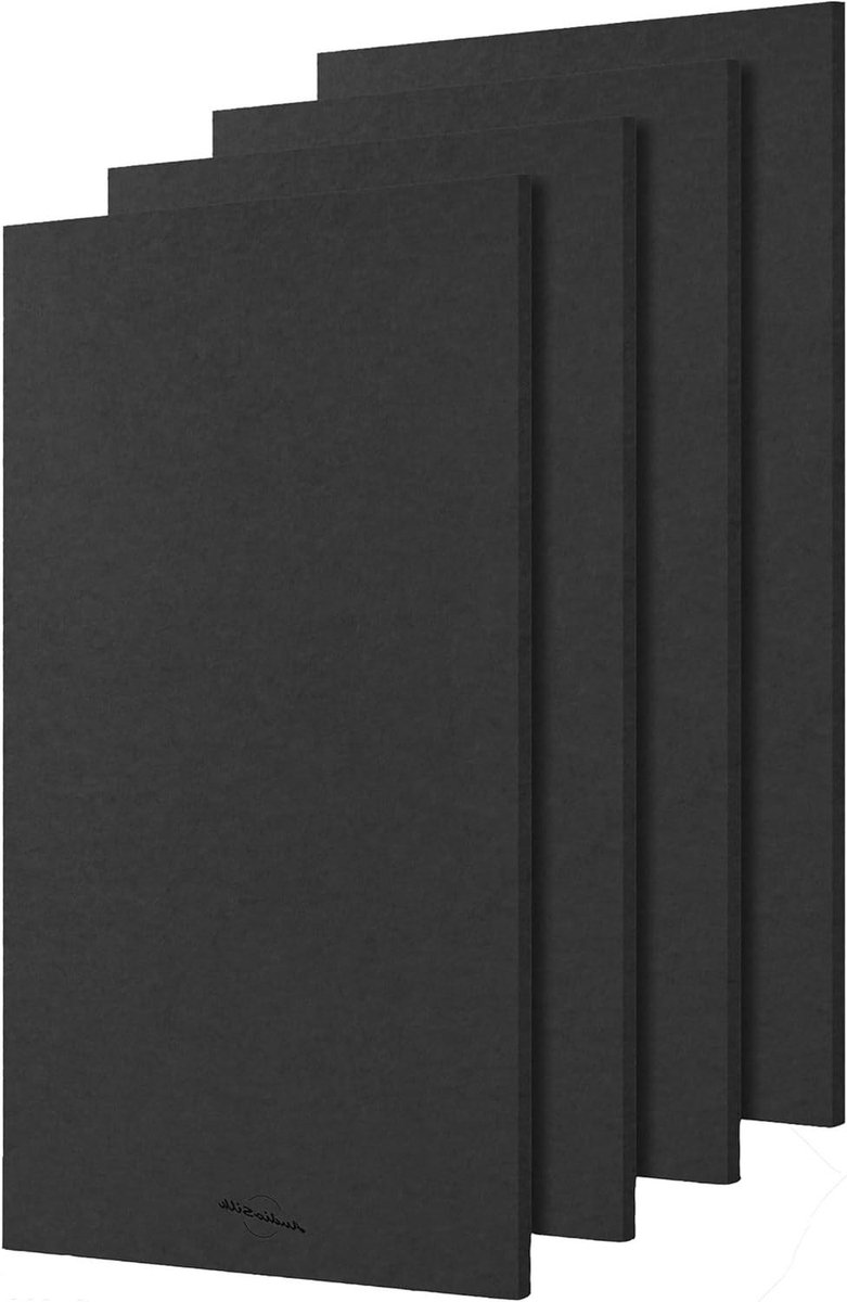 Akoestische Panelen - Geluidsisolatie Panelen - Geluidsverbetering Kamer - Hoge Dichtheid Materiaal - 116 x 58 cm - Zwart