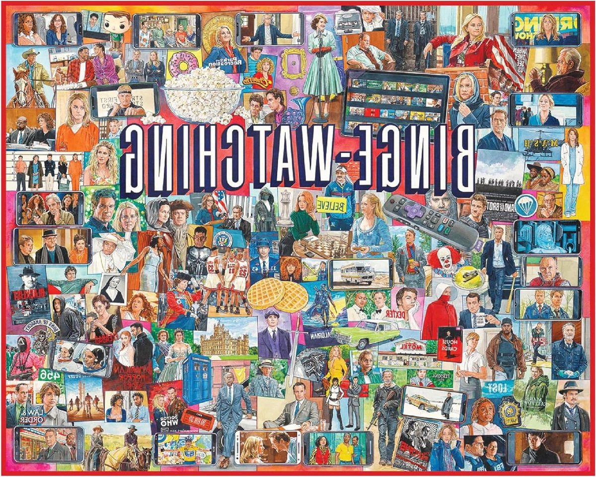 Legpuzzel - Puzzelspel Jigsaw - Ontspanning thuis - Iconische tv-momenten - 1000 stuks - Multicolor