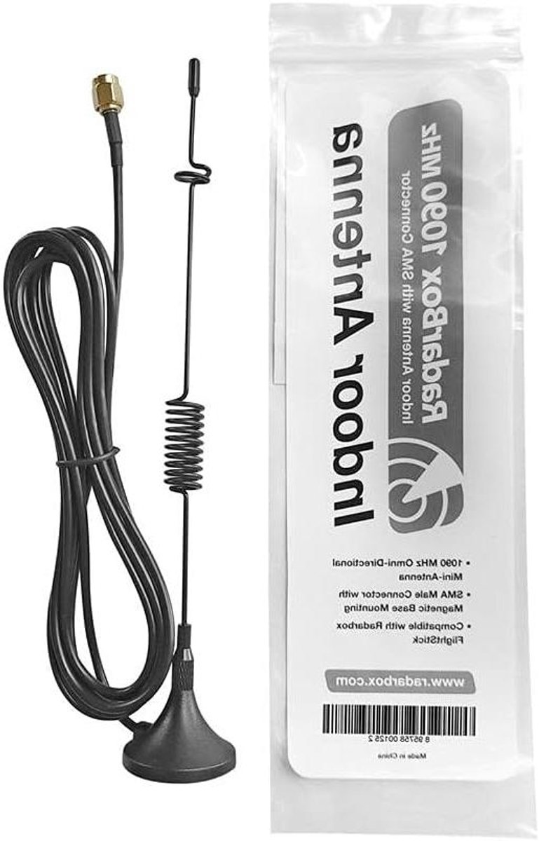 Binnenantenne - Mini Antenne - Signaal Ontvangen - Omni-directioneel - 18 x 2 x 1 cm - Zwart