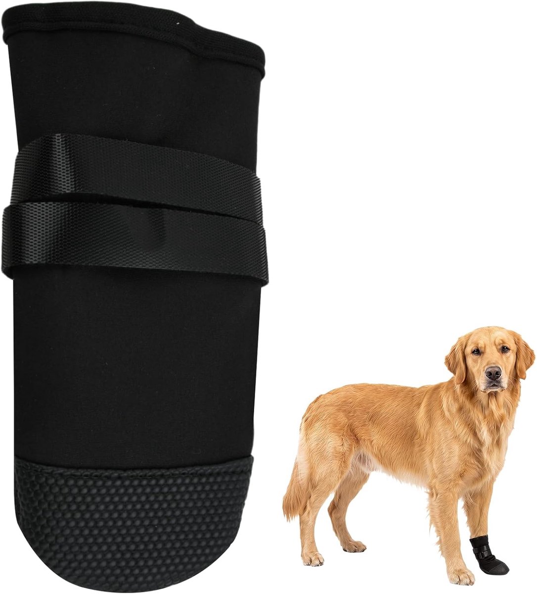Schoenen, S/M/L/XL, met verstelbare riemen, antislipsokken voor honden, waterdicht, klein, middelgroot, voor het herstel van poten, wonden, sneeuw en asfalt