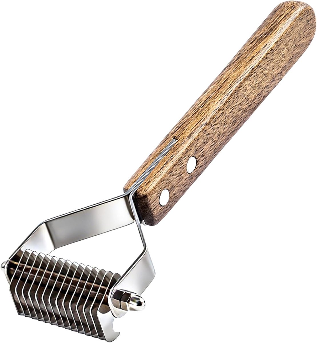 14-Blade Rake Pet Ondervacht Rake,Premium hondenborstel kattenborstel voor honden katten - onderwol borstel, onderbontborstel voor lang haar - verwijdert zacht dode ondervacht vervilten - vachtverzorging,grooming