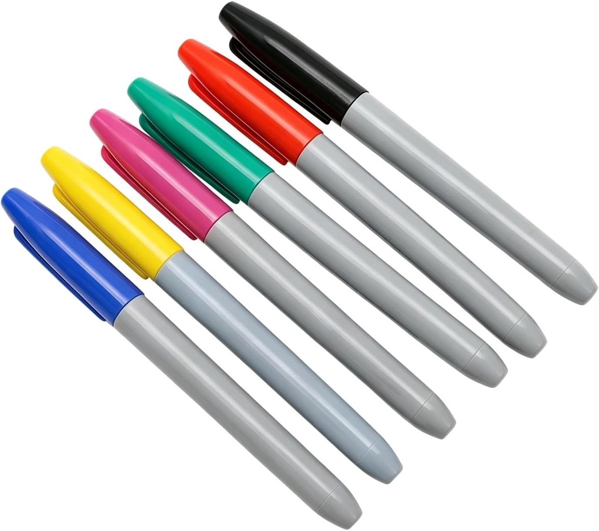 Set van 6 Tatoeagemarkers voor Tatoeëerders - Perfect voor Tatoeagepositionering en Artistieke Markeringen, Schoonheidsgereedschap voor Creatieve Ontwerpen