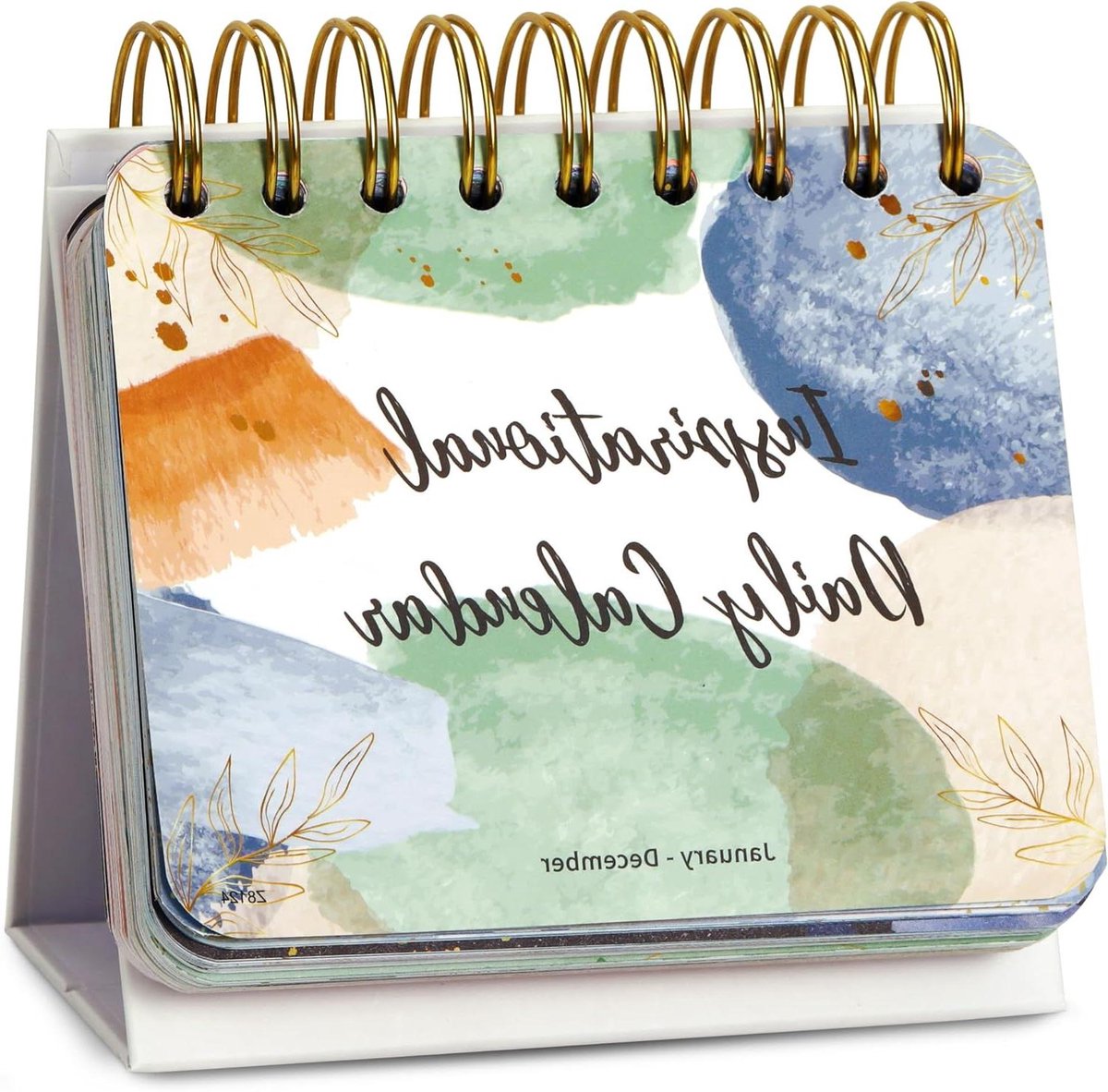 Dagelijkse Inspiratie Kalender - Flip Kalender Citaat - Bureau Decoratie - Eeuwigdurend Ongedateerd - 14 x 12.2 cm - Waterinkt