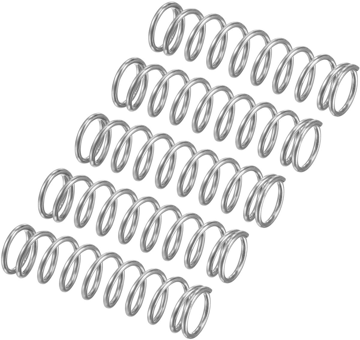 Drukveren RVS - Compressieveren Metaal - Apparaten Reparatie - 304 Roestvrij Staal - 9mm x 1mm x 35mm - Zilverkleurig