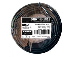 Kabel RV-K - Installatiekabel Elektra - Elektriciteit Aanleggen - Koper Klasse 5 - 3 x 15 mm - Zwart