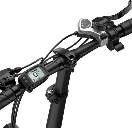 Fafrees F20 Opvouwbare Elektrische Fiets - 20" Vetbanden, 36V 18Ah Accu, 120km Bereik, 7-Speed Shimano, Dubbel Geveerd van FAFREES — afbeelding 4
