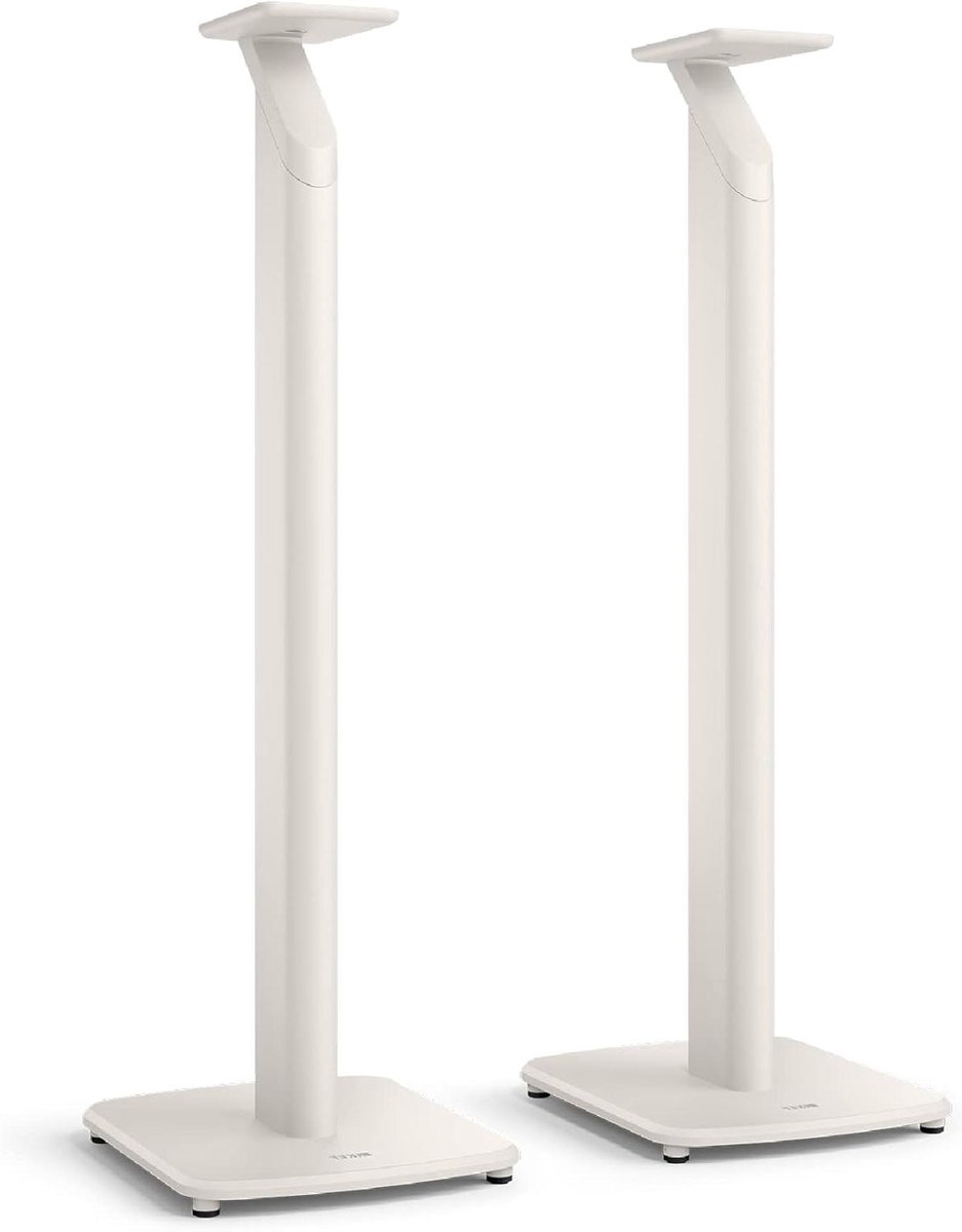 Luidsprekerstandaard - Vloerstandaard Speaker Mount - HiFi Systeem - Geïntegreerd Kabelbeheer - 6833 cm - Wit