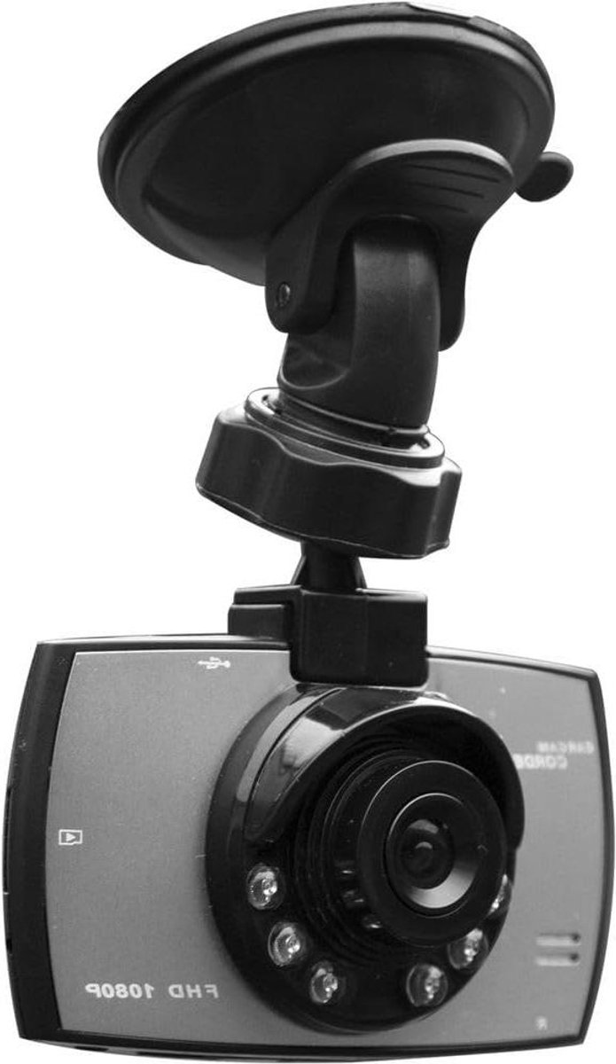 Dashcam Full HD - Auto camera - Veilig rijden - 170 graden groothoek - 1080p - Grijs