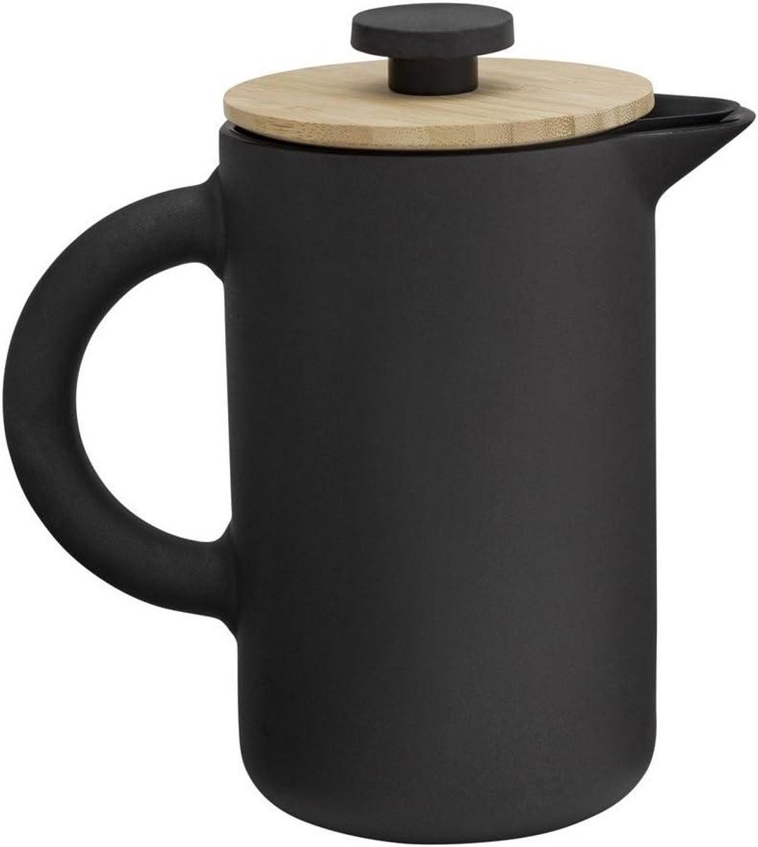 Koffiezetapparaat Persfilterkan - Cafetière Filterkan - Verse Koffie Maken - Druppelvrije Giettuit - 08 Liter - Zwart