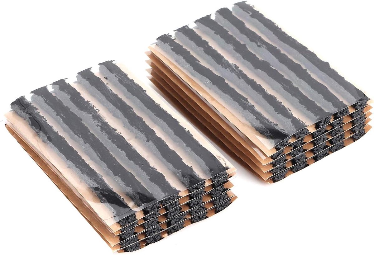 50 Stuks Tubeless Banden Reparatie Kits voor Auto en Motor - Rubberen Pluggen