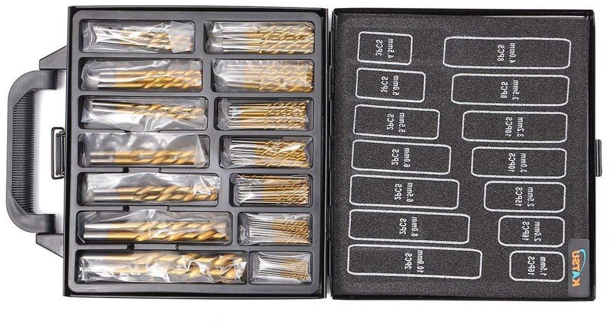 99-delige HSS Twistboor Set (1.5mm - 10mm) voor Hout, Metaal en Kunststof