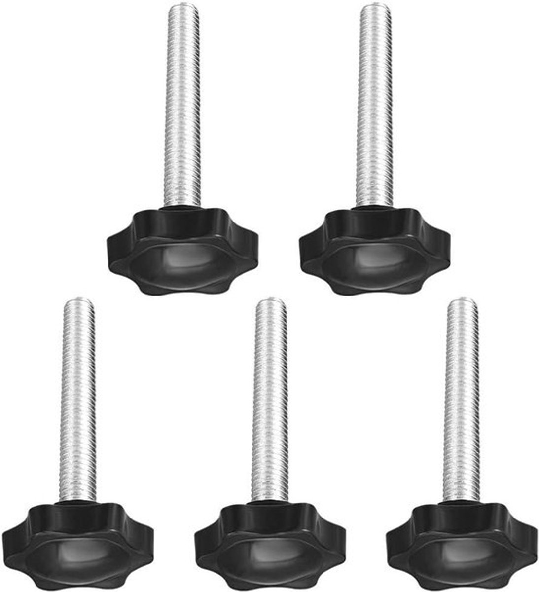 Store_8 - Klemschroef Knop - Draaibank Accessoires - Zwart - M8 x 50