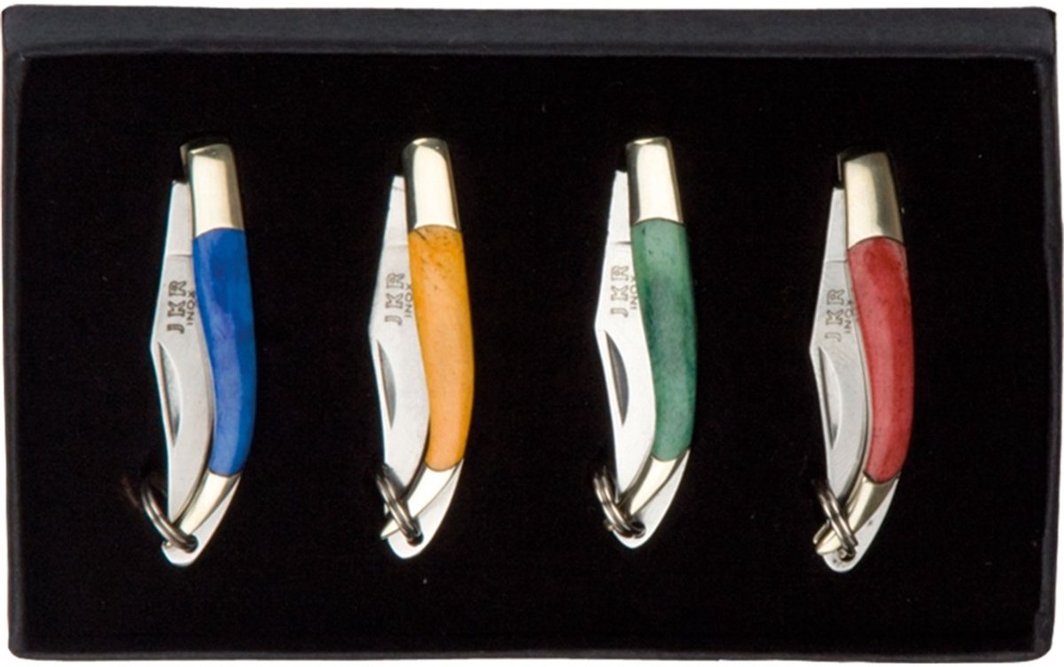 JKR sleutelhanger zakmessen set 4 stuks nr. 193