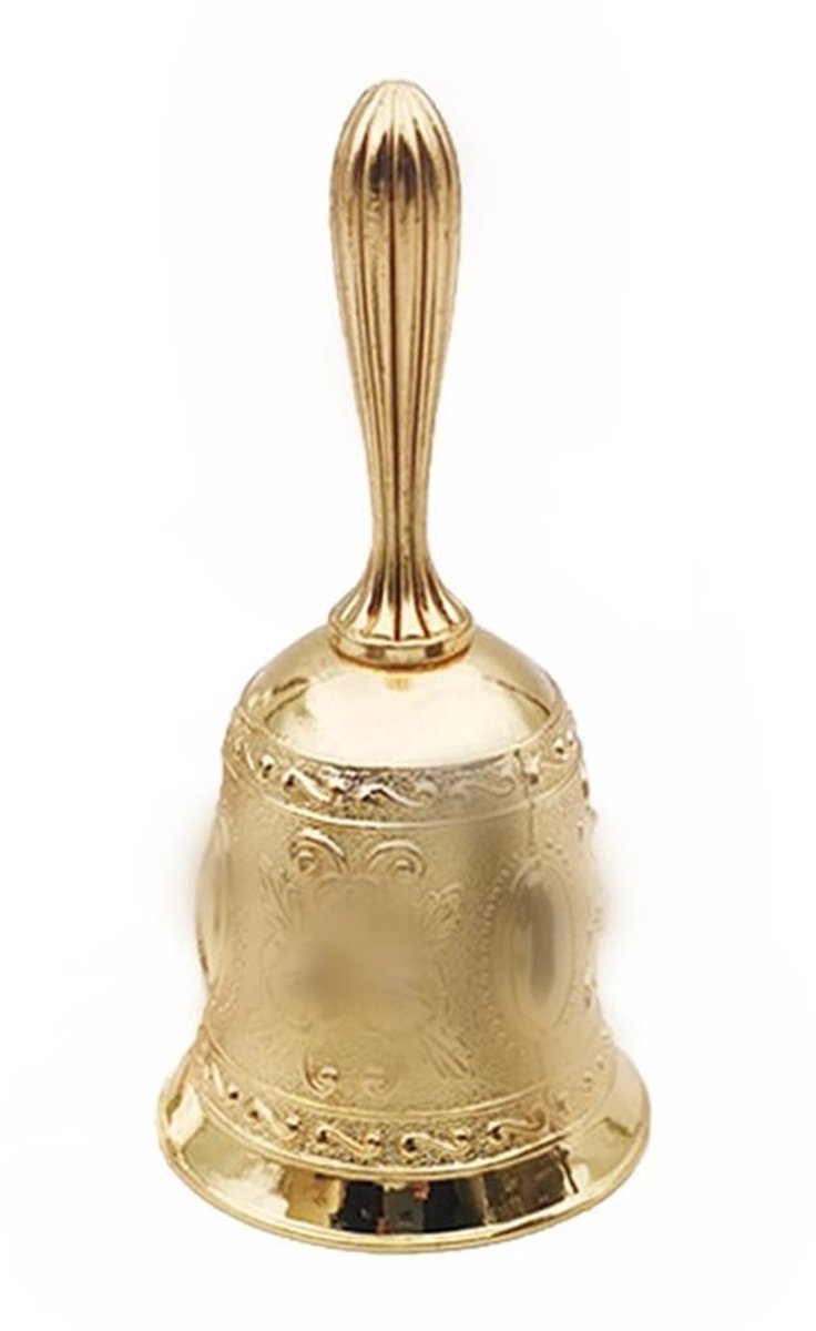 VT Goods - Handbel - Tafelbel voor restaurant - Goud - Receptiebel