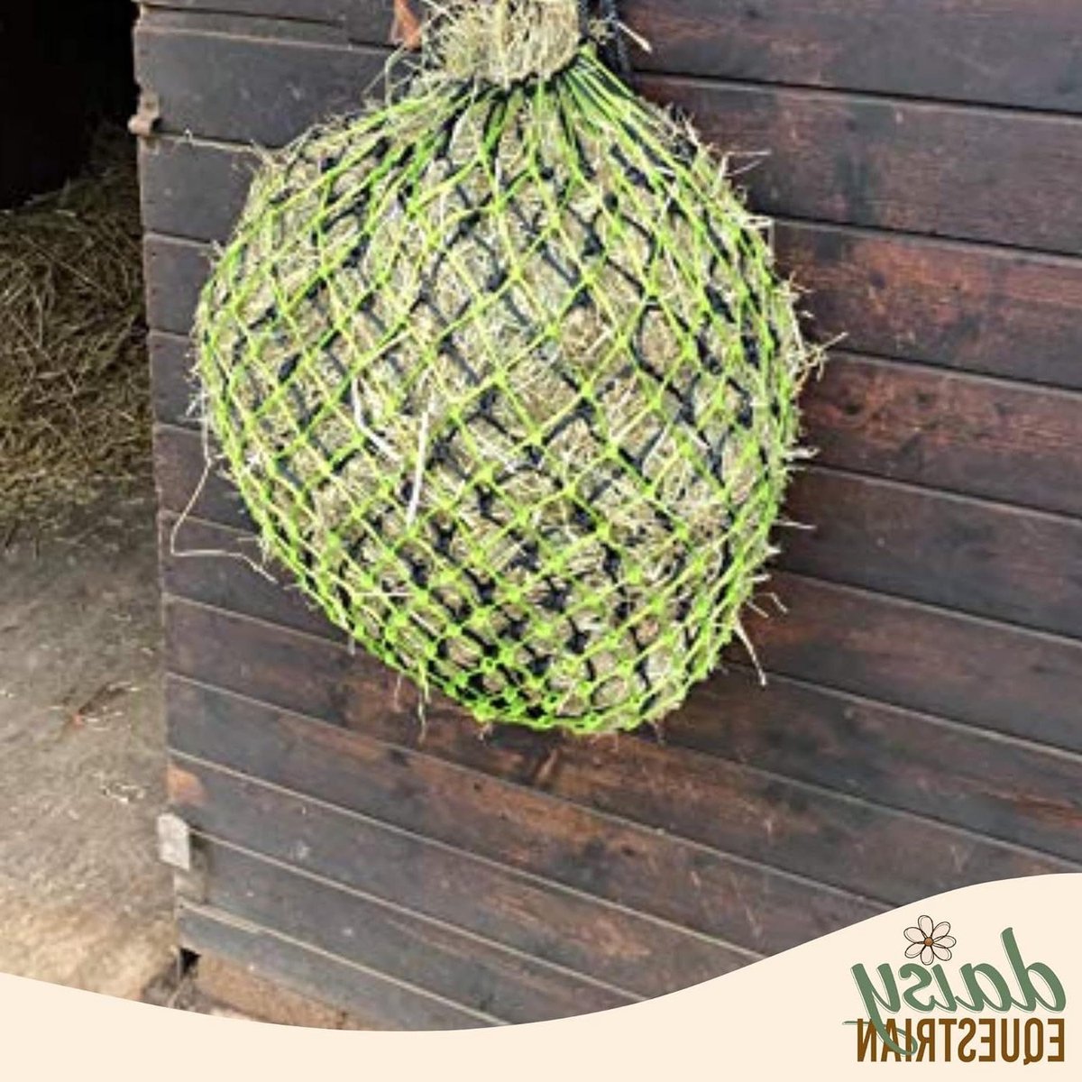 Dubbel Hooinet - Hooinet Paard - Langzaam Voeren - Extra Sterk Gaas - 30 Inch - Groen