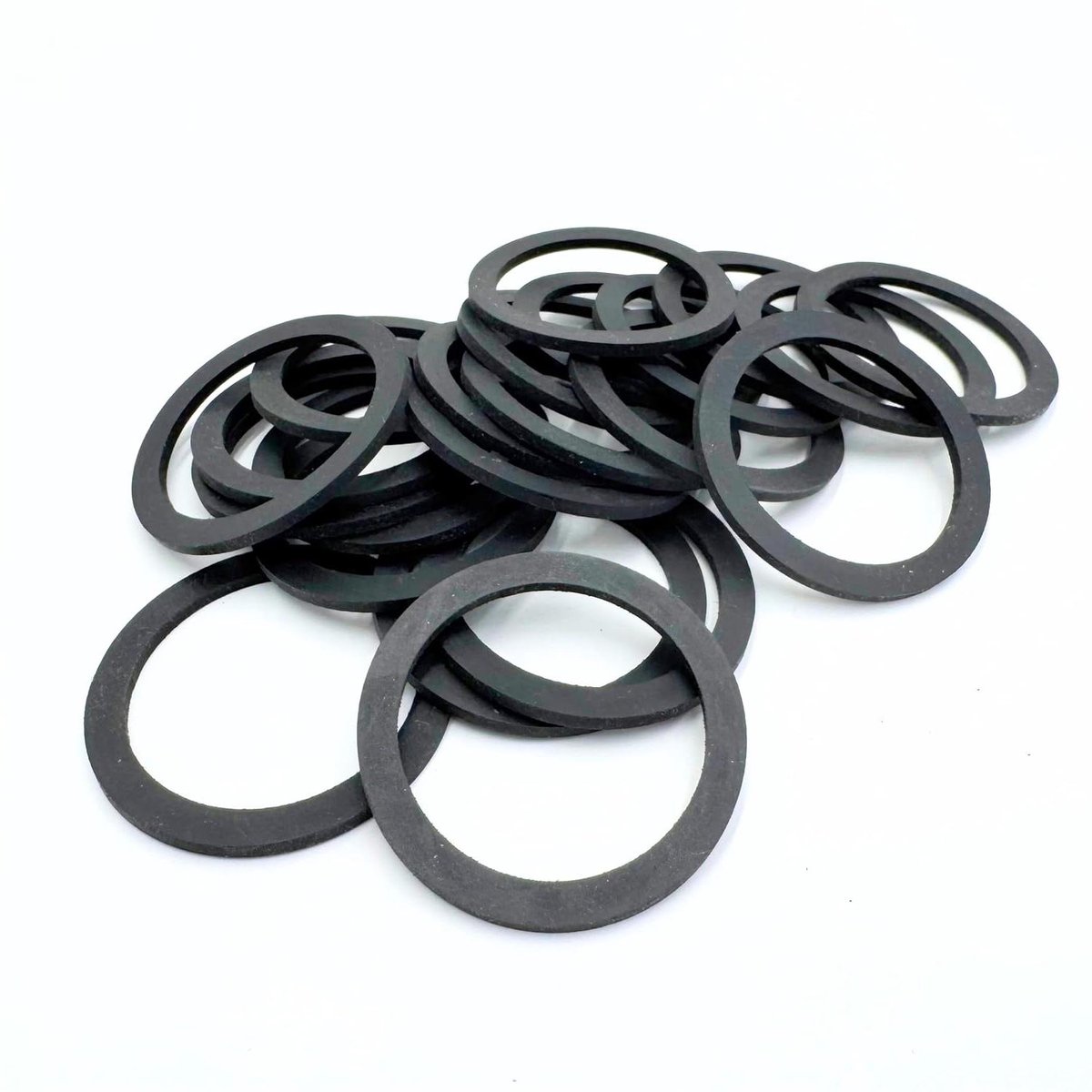 EPDM Platte Afdichting - Rubberen Ring Set - Effectieve Isolatie - Zuur en Loog Bestendig - 445x355x2 mm - Zwart