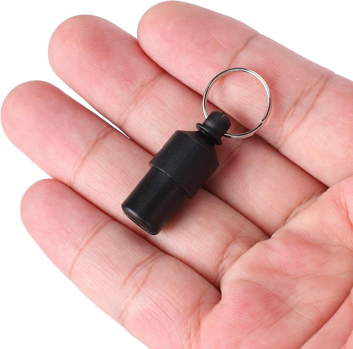 Huisdier ID Tag - Naamkokertje Hanger - Huisdier Traceren - Waterdichte Opslag - 3 cm - Zwart