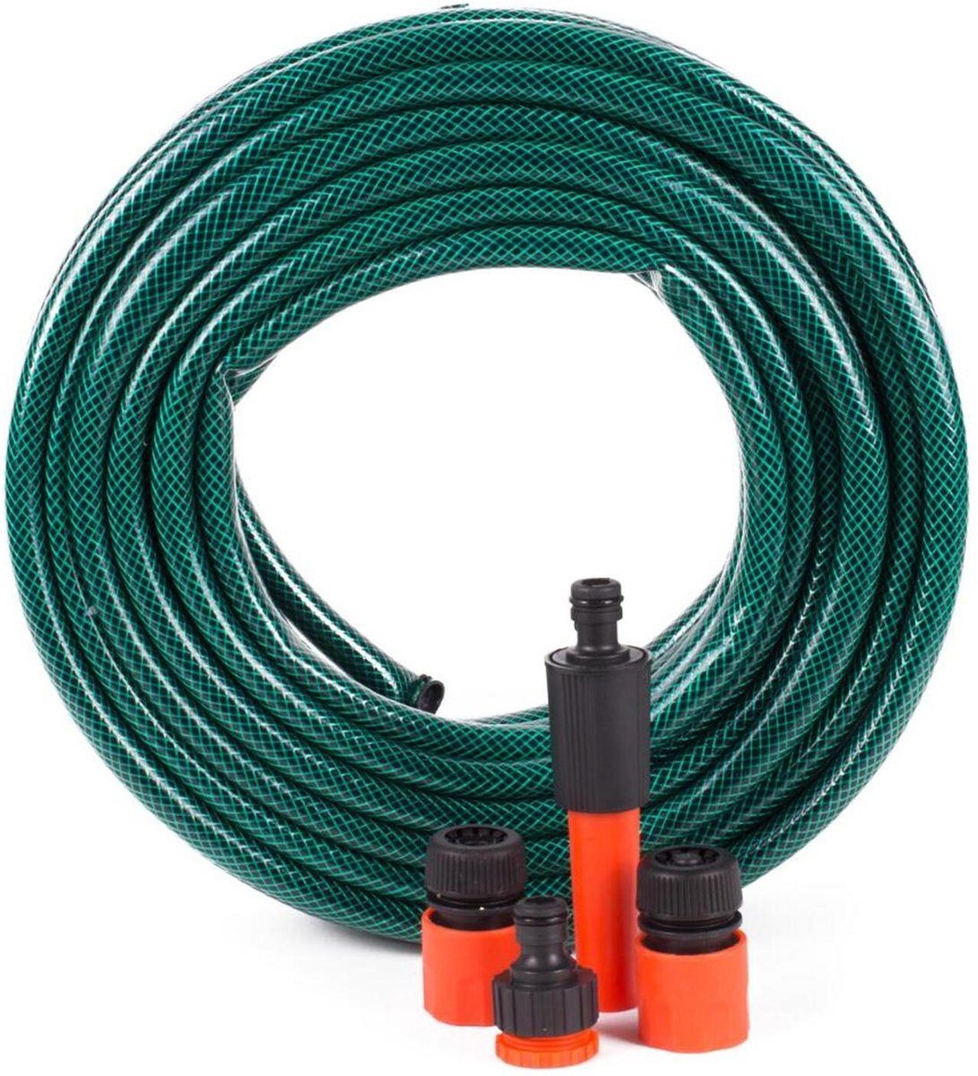 Pro Garden Tuinslang - 15 meter - groen - tot 8 bar - incl. koppelstukken - tuin bewateren – foto 3