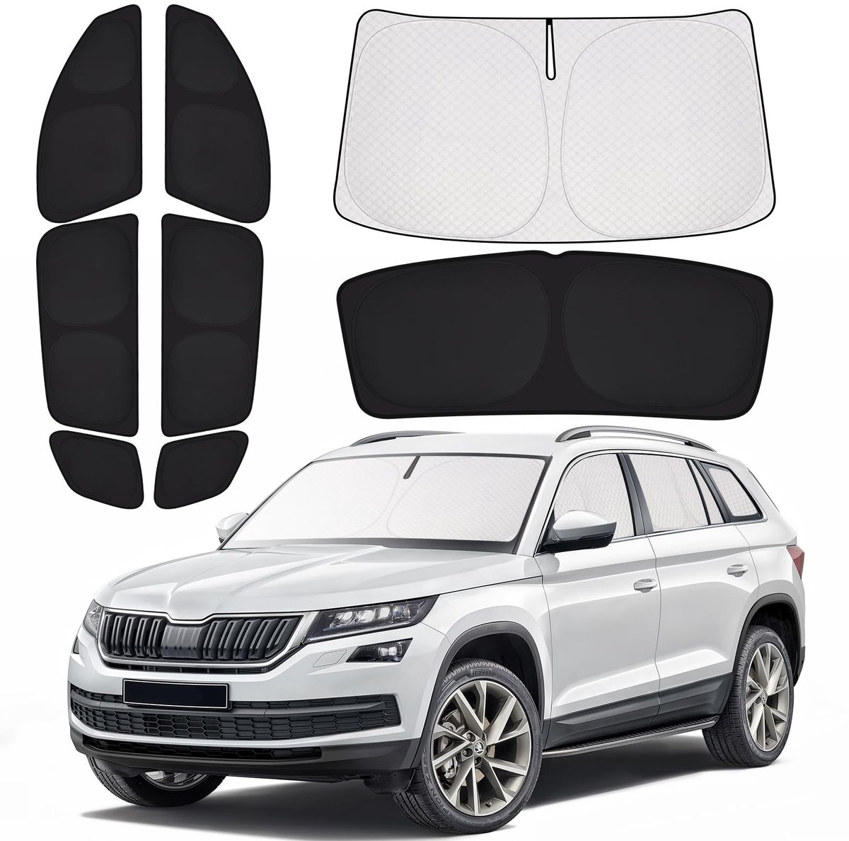Zonwering auto vervanging voor Skoda Kodiaq