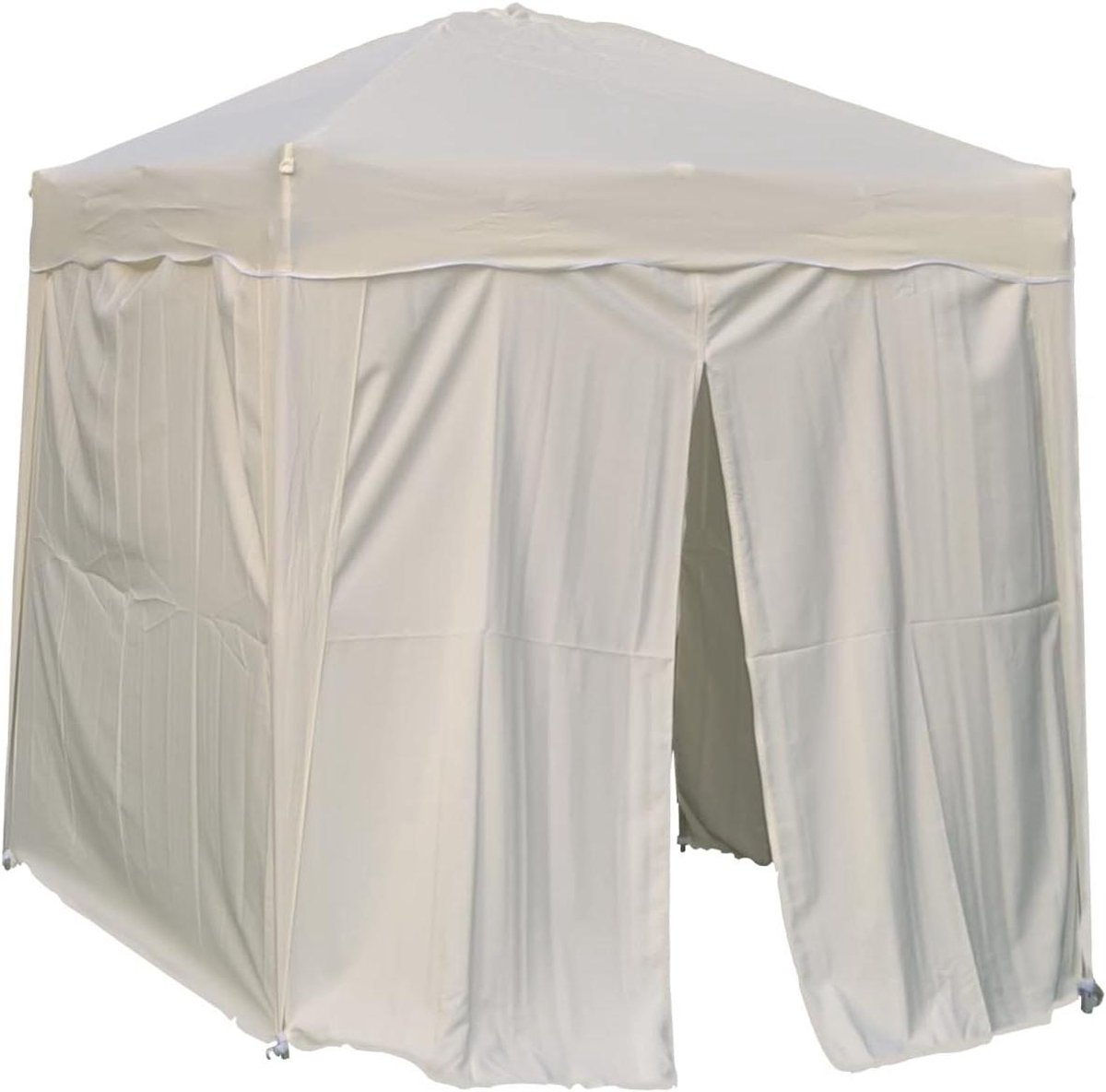 Vouwpaviljoen - Partytent Tuintent - Feestelijke Bijeenkomsten - Snel Opzetbaar - 2 x 2 m - Beige