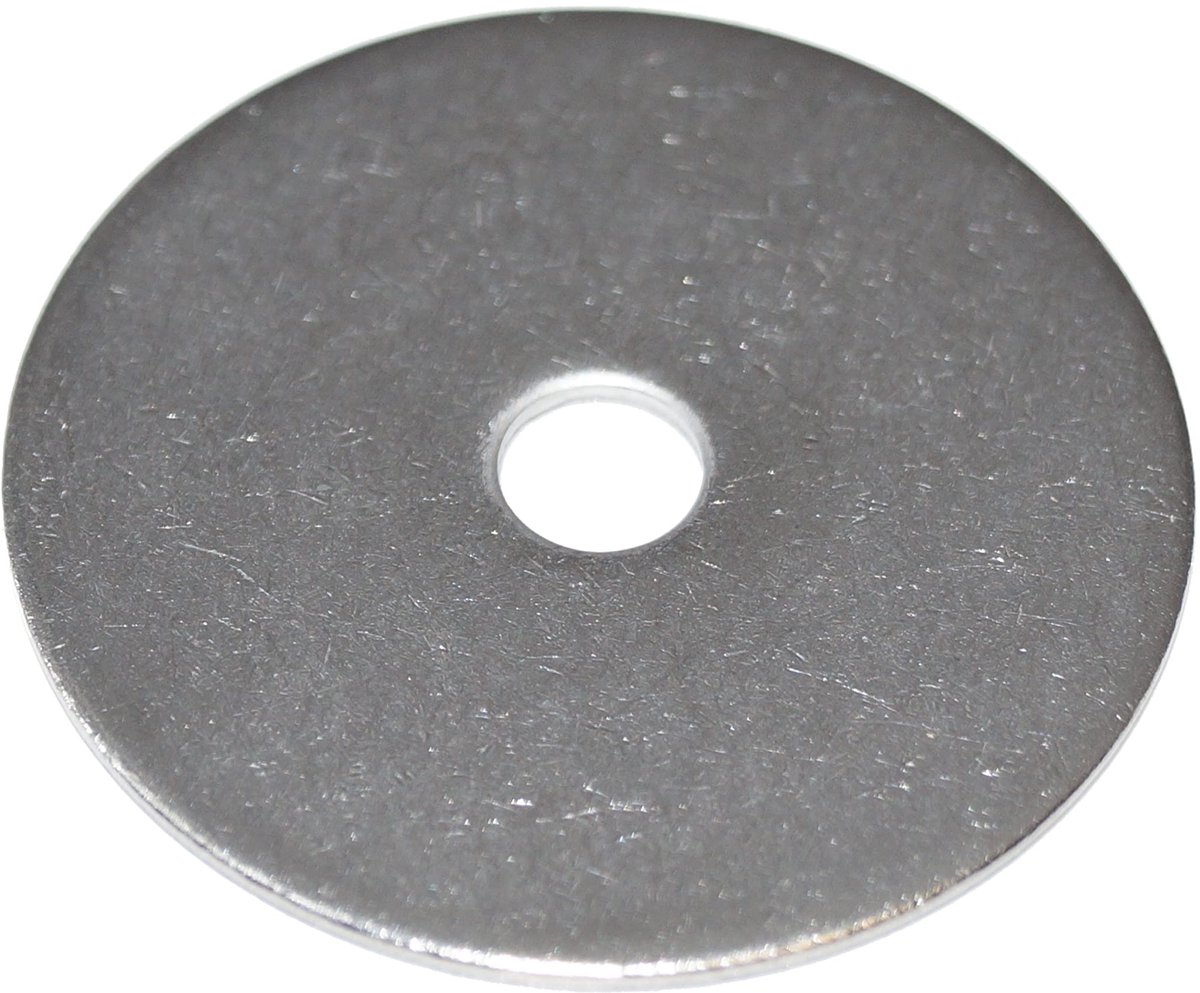 M5 roestvrij staal V2A, 100 stuks onderlegringen 5,3X30X1,5 mm van roestvrij staal A2 VA, spatbordringen, karosserieringen