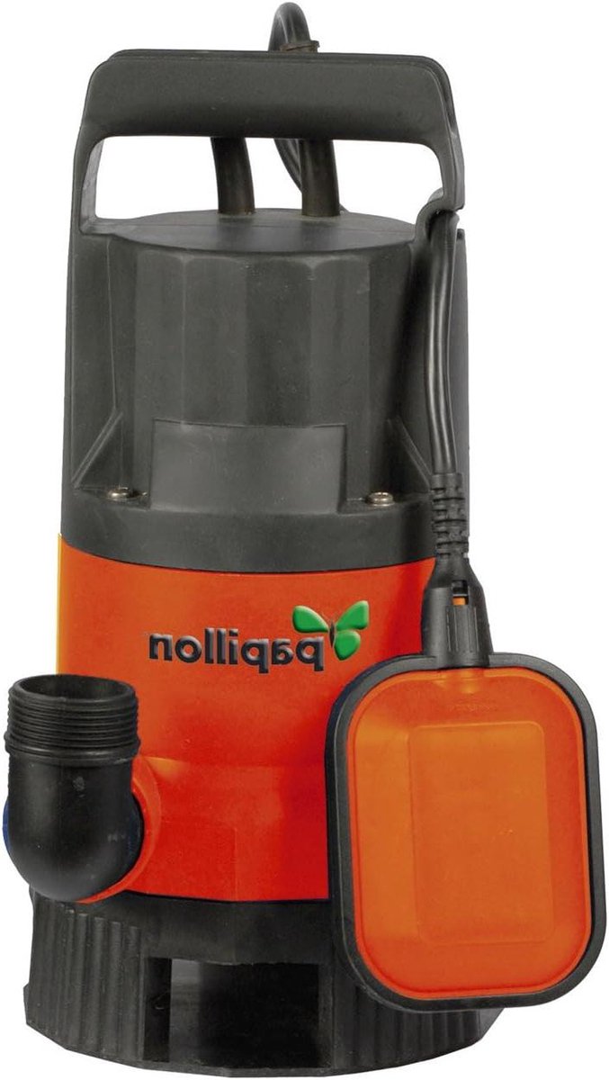 Dompelpomp - Vuilwaterpomp - Water Verpompen - 8000 Liter Per Uur - 5 Meter Hefhoogte - Grijs Rood