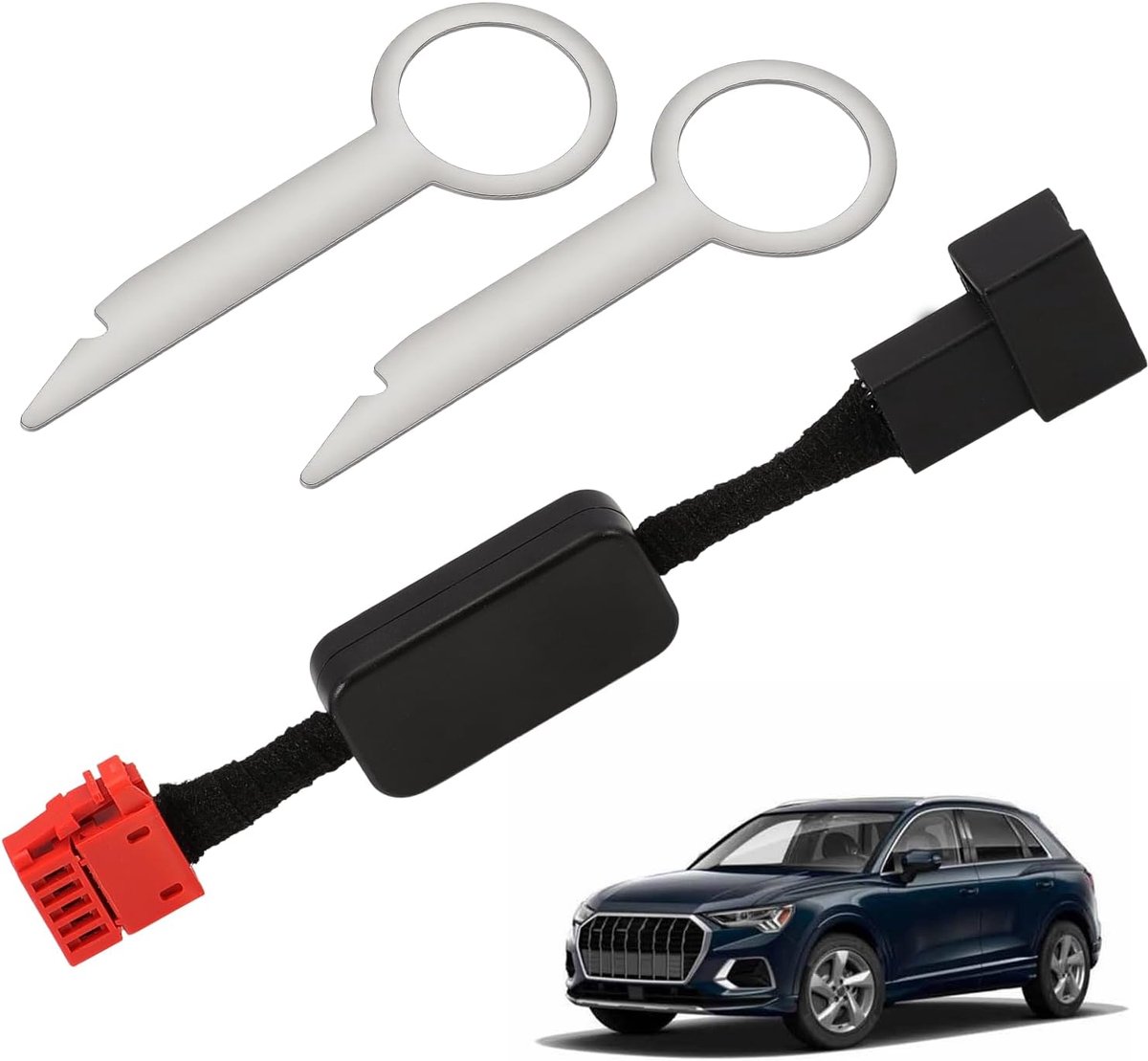 stop uitschakelen voor Audi Q3 8U 2012-2018, 1 kabel (incl. demontagegereedschap) deactiveringsmodule activeringsapparaat