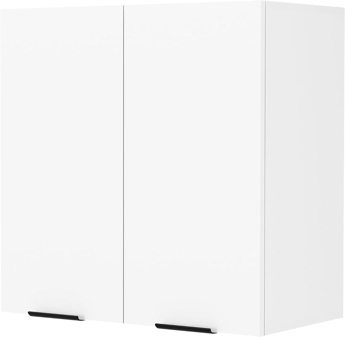 Keukenkast Hängend - Wandkast Keuken - Keuken Opbergen - Met Fachboden - 60 x 60 x 31 cm - Wit