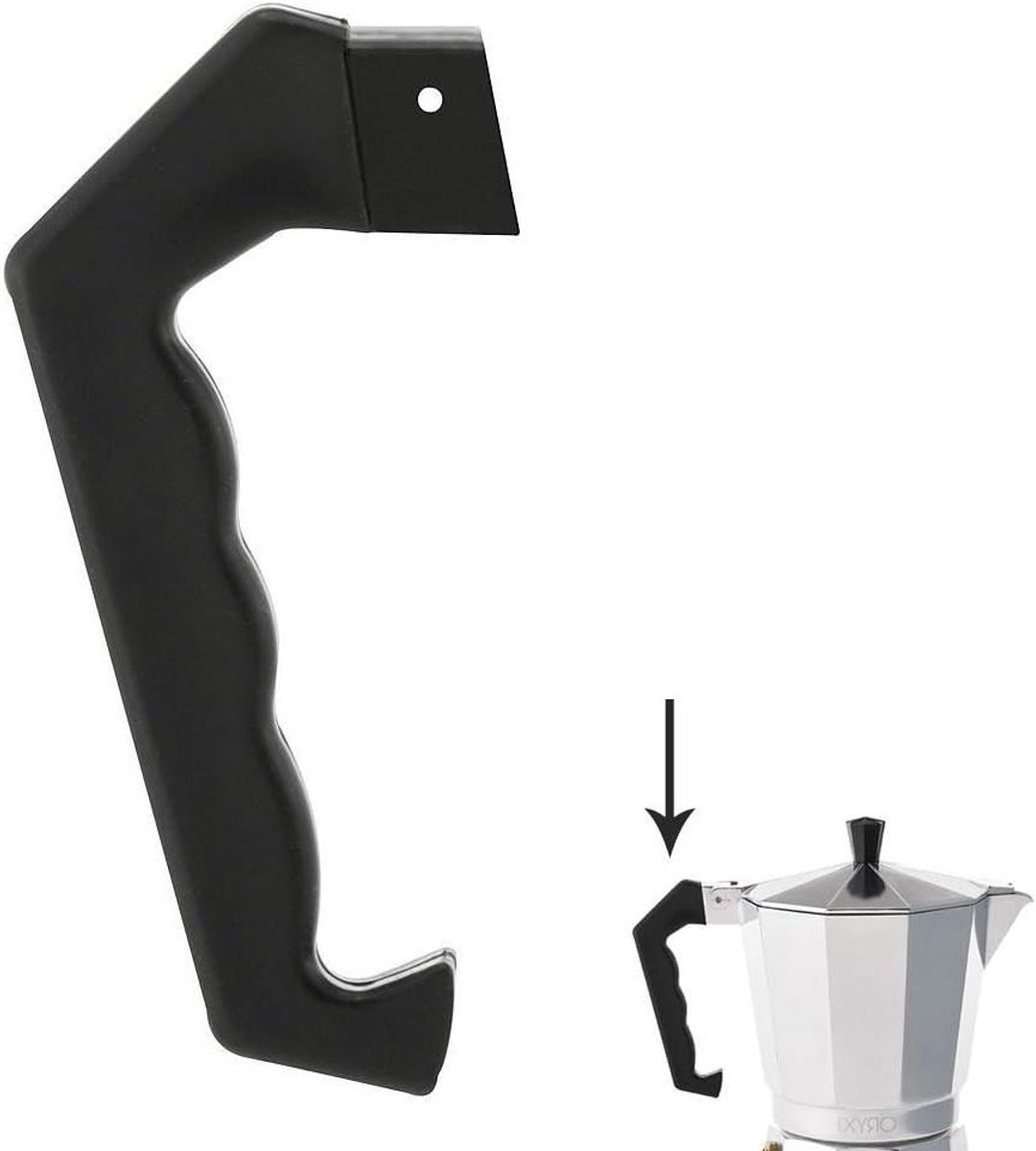 Universele Handgreep voor Aluminium Koffiezetapparaat 9 en 12 Kopjes