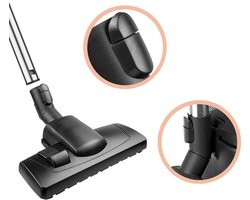 Vloerzuigmonden voor Miele S 8340, S8340 EcoLine en PowerLine - compatibel met alle Miele-modellen - inclusief S1, CX1, C3, C2, C1, S8, S6, S5, S4, S2, S8000, S6000, S5000, S4000, S700, S500, S400, enz. - 35 mm binnendiameter