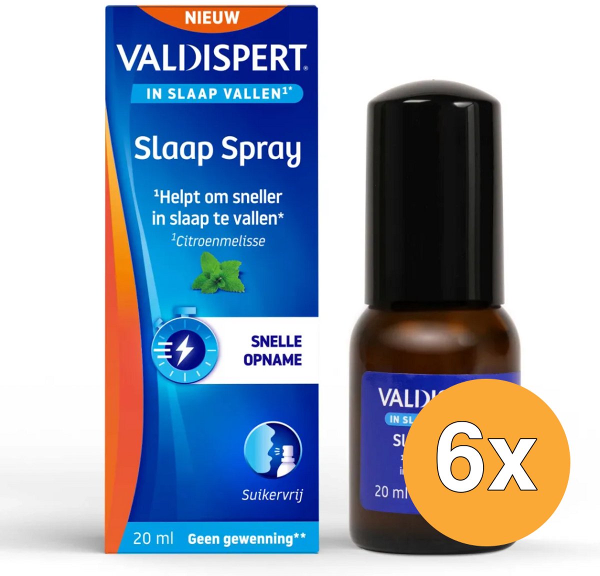 6x Valdispert Slaap Spray (20 ml)