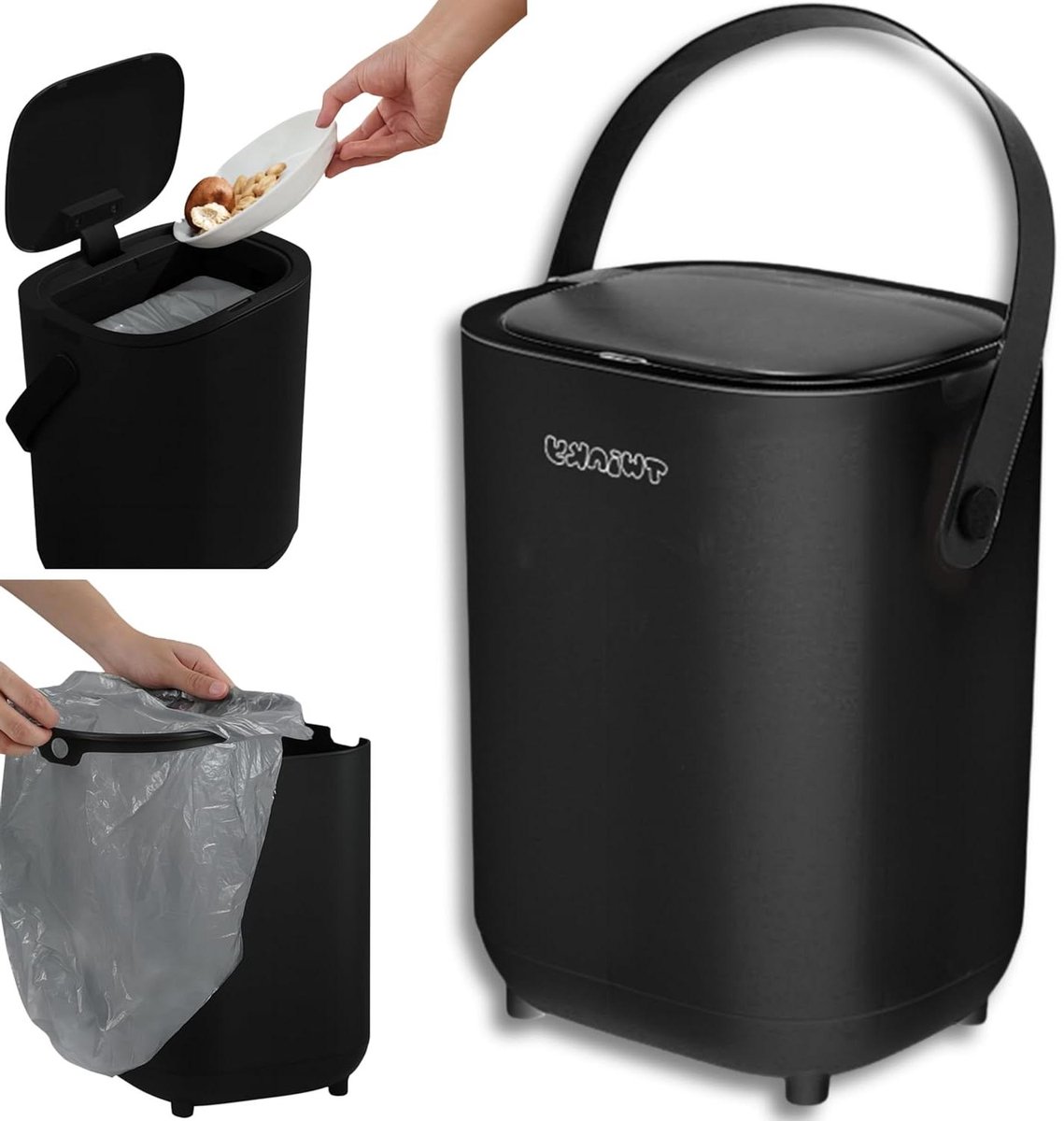 Luieremmer Baby - Afvalbak Luiers - Geurvrij Houden - Zonder Cassetten - 30 Liter - Mat