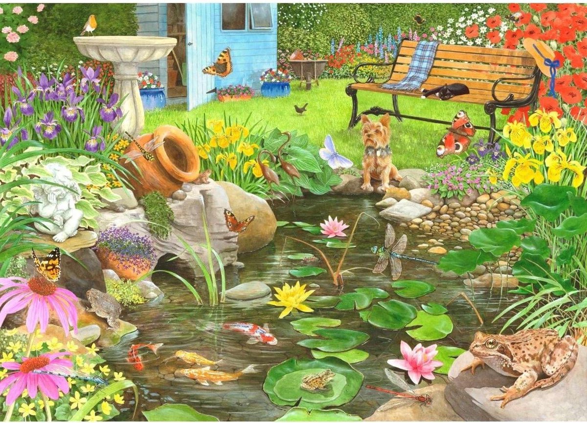 Legpuzzel - Puzzelspel Jigsaw - Ontspanning thuis - Uniek gevormde stukjes - 1000 stukjes - Meerkleurig