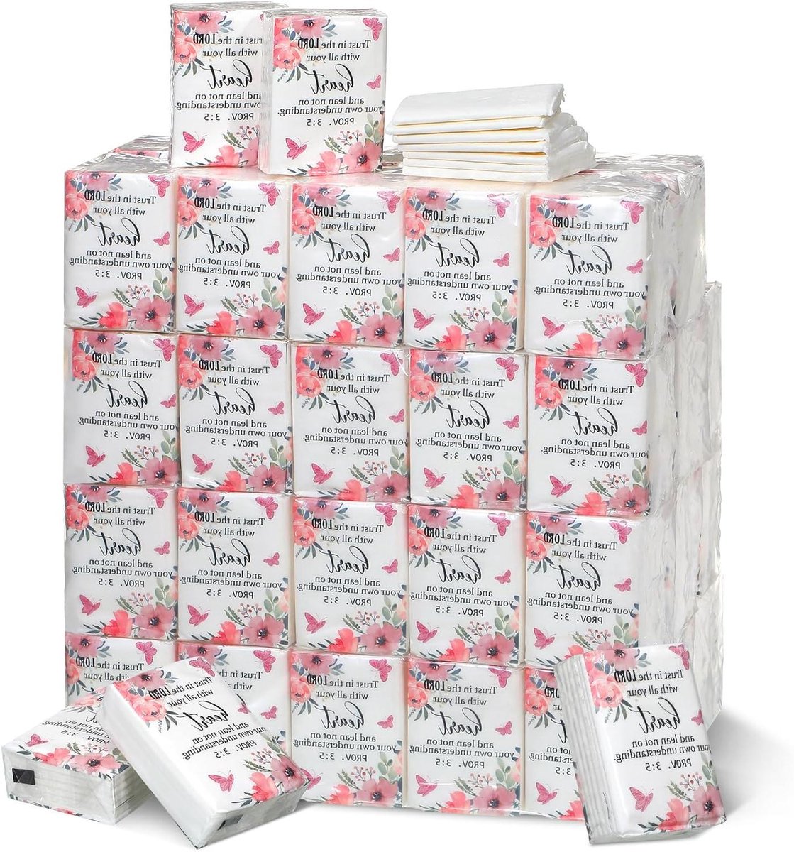 Zakdoekjes - Zakweefsel - Dagelijks gebruik - 4-laags zacht papier - 120 stuks - Wit
