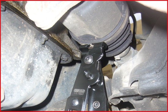 Slangklemtang - O-Clip Tang Klem - Slangen Klemmen - Met 3/8" Aandrijving - 240mm - Chroom — afbeelding 5