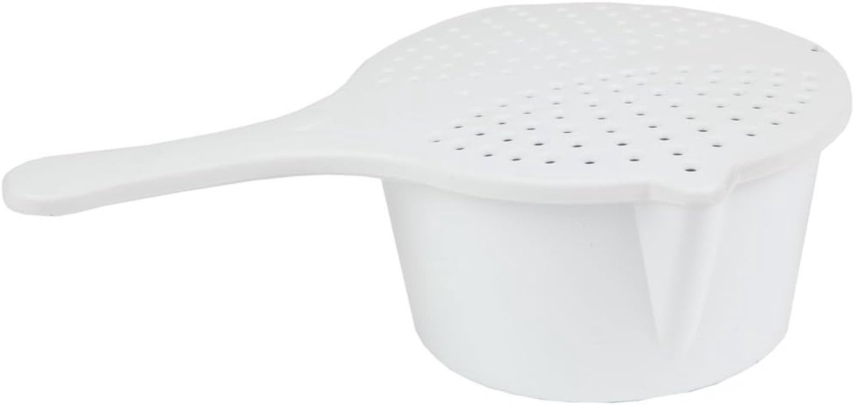 Magnetron Kookpot - Snelle Pastapan - Groenten Koken - Met Zeef Deksel - 26.67 x 16.51 x 8.26 cm - Wit