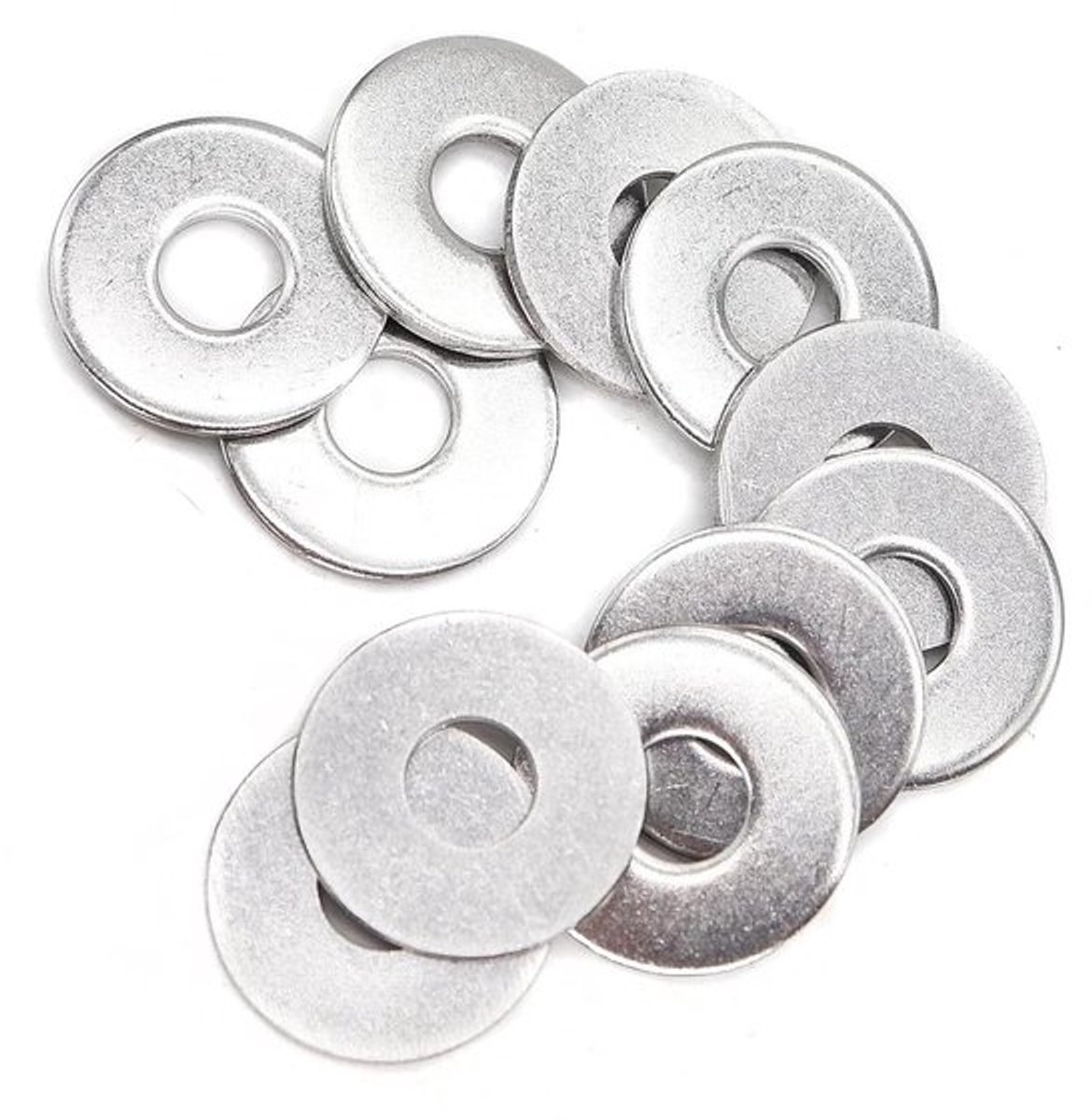 Sluitringen Set - Roestvrij Staal - Carrosserieschijven - M6 x 18