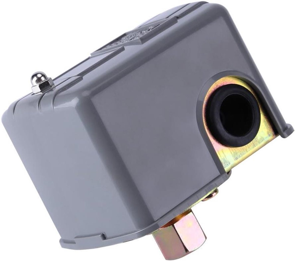 Waterpompschakelaar - Drukregelaar Pomp - Automatische Waterdruk - Instelbaar Dubbele Veer - ZG1/4" - Zwart