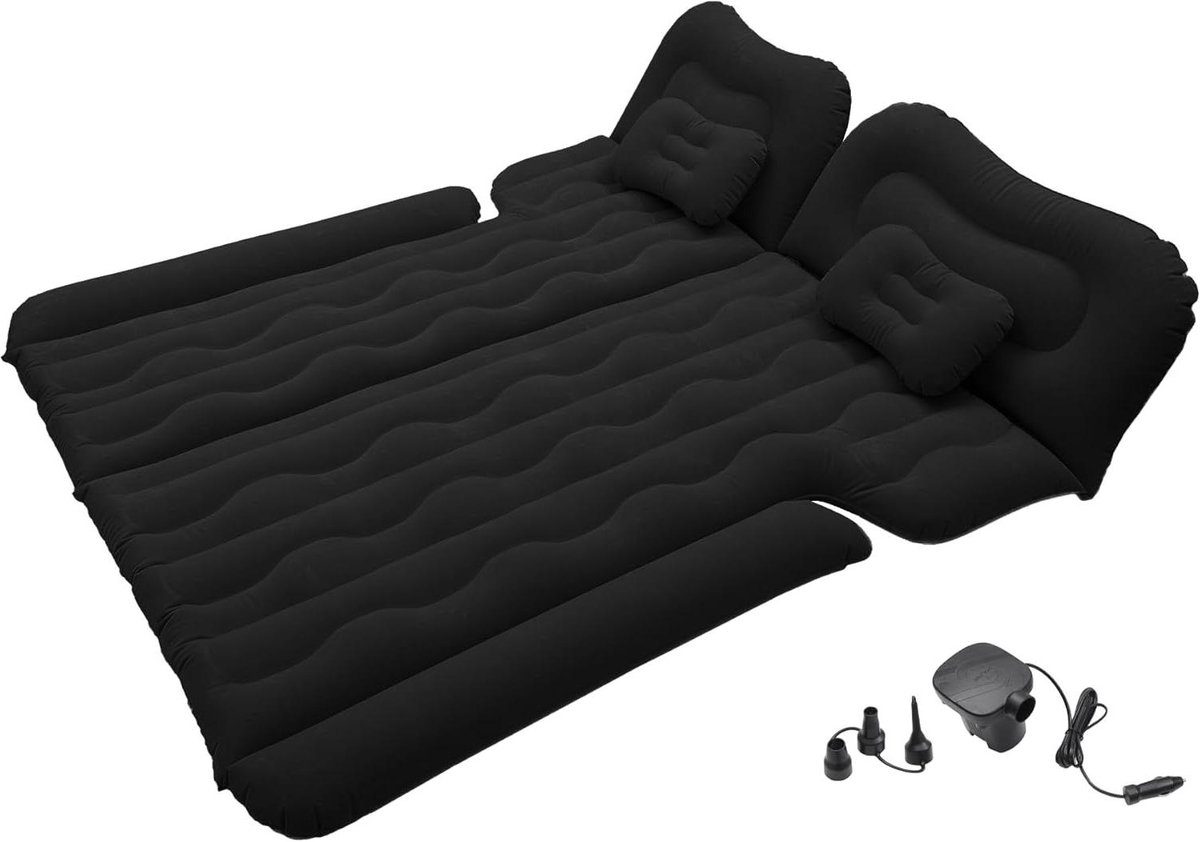 Opblaasbaar Auto Luchtbed - Kampeerbed SUV - Reizen en Kamperen - Versterkt en Dubbelzijdig Geflockt - 192 x 148 cm