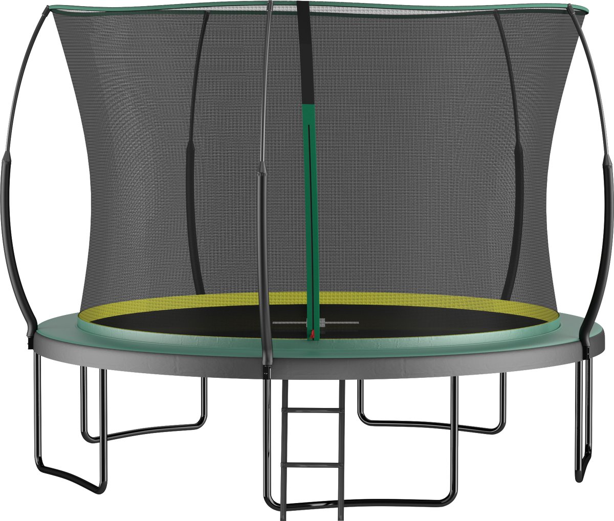 Trampoline Federloos Naadloos Tuintrampoline 366 cm - Zonder veren voor veiligheid - Naadloze constructie - Inclusief veiligheidsnet - Ideaal voor in de tuin - Grote diameter 366 cm
