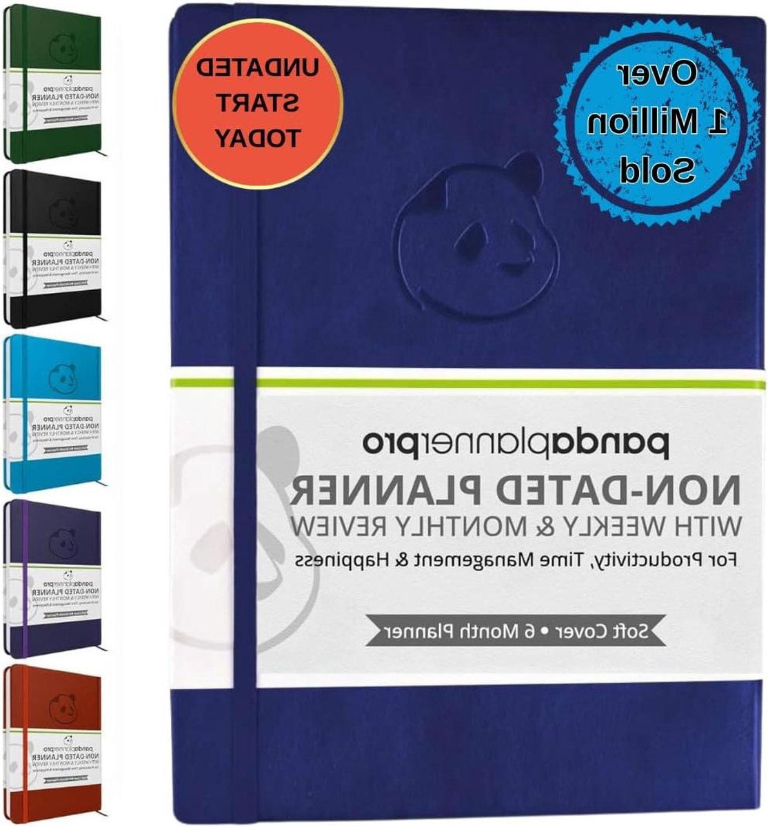 Dagelijkse Planner - Agenda Notitieboek - Productiviteit Verhoging - Ongedateerde Lay-out - 8.5 x 11 inch - Paars
