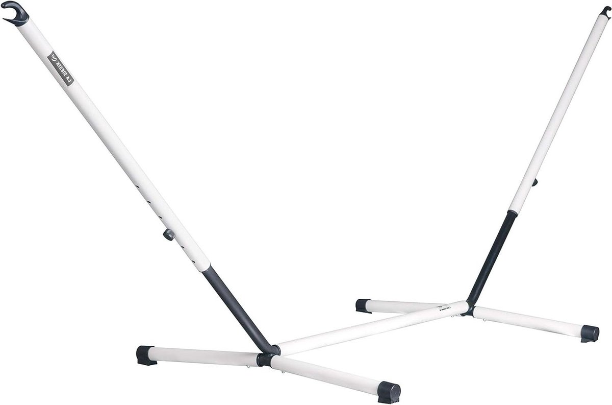 Hangmat Standaard - Frame Dubbele Hangmat - Ontspannen Buiten - Gepoedercoat Staal - 320 cm - Cool Grey