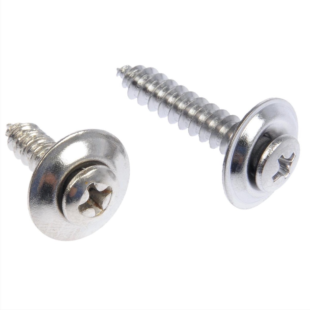 Chrome Trim Schroef - Bevestigingsclip - Auto Reparatie - Roestvrij Staal - 10.16 cm - Chroom