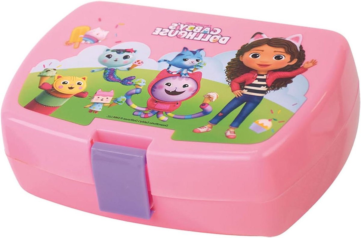 Snackbox Kinderen - Opbergdoos Lunch - Snacks Meenemen - Robuust Ontwerp - 17 x 135 cm - Roze