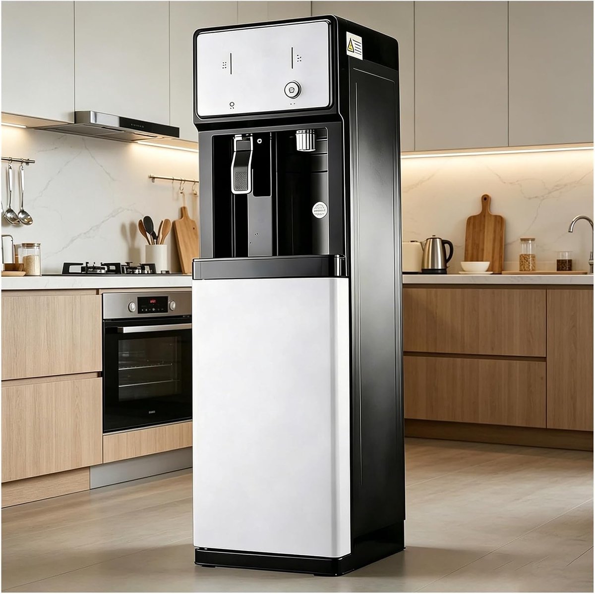 Waterdispenser - Warme koude fontein - Direct drinken - Drie temperatuurstanden - 105x31x31 cm - Wit